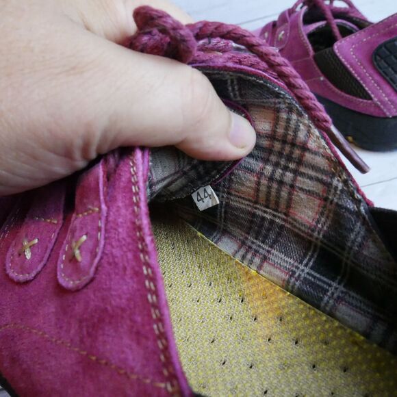 Bifini Size 44 (10.5 Men / 11.5 Women ) Suede Oxford Casual Shoes Lace Flats - Picture 8 of 8